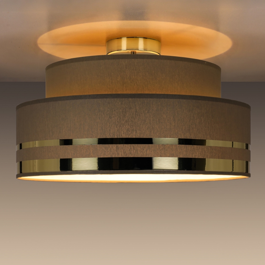 Ceiling light TAMI 1xE27/60W/230V brown/gold
