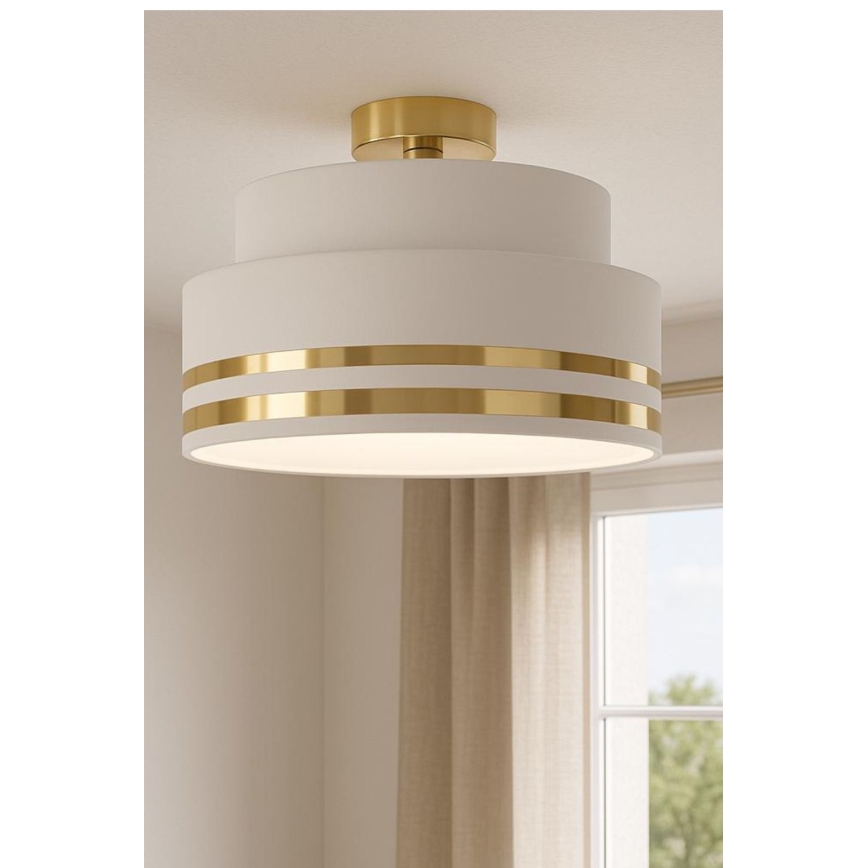 Ceiling light TAMI 1xE27/60W/230V creamy/gold