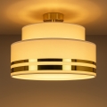 Ceiling light TAMI 1xE27/60W/230V d. 40 cm beige/gold