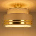 Ceiling light TAMI 1xE27/60W/230V d. 40 cm brown/gold