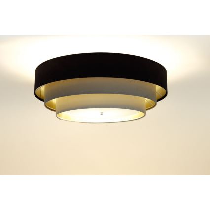 Ceiling light TRINITI 2xE27/60W/230V brown/beige/gold