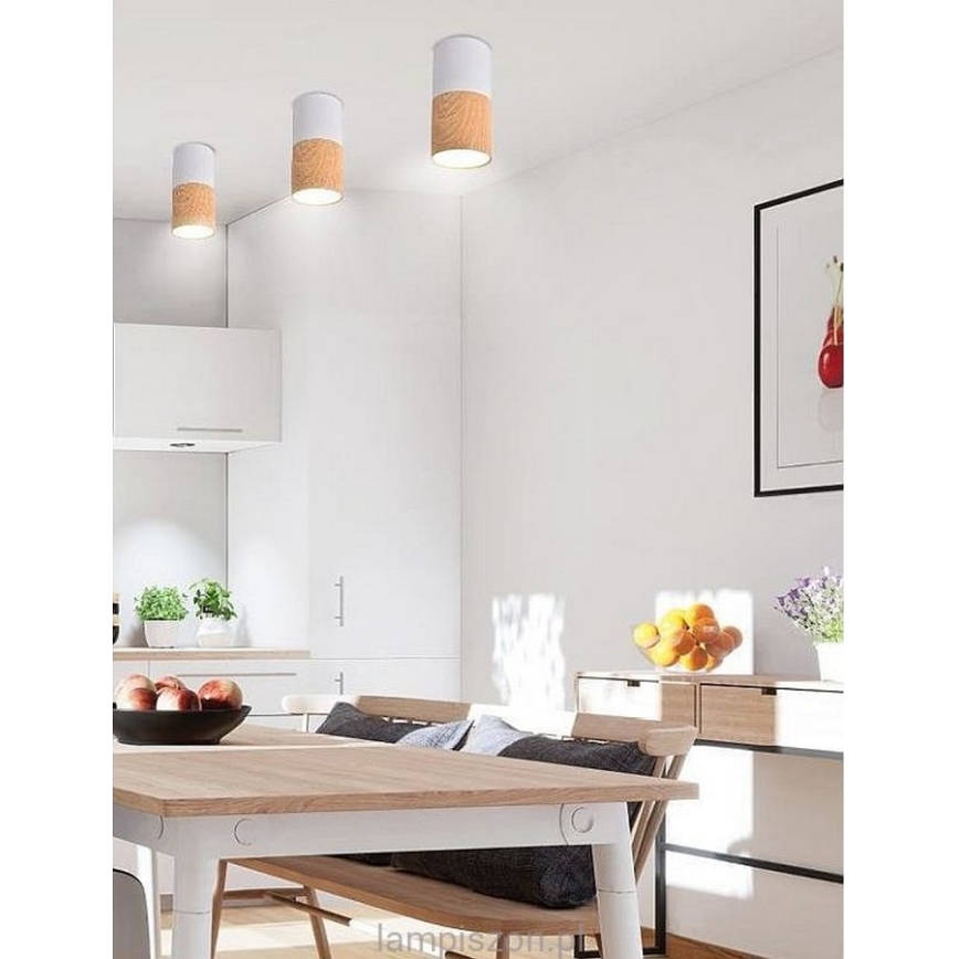 Ceiling light TUBA 1xGU10/50W/230V white