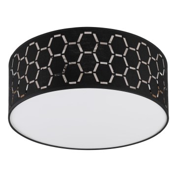 Ceiling light ULLE 1xE27/15W/230V Ø 35 cm black