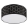 Ceiling light ULLE 1xE27/15W/230V Ø 35 cm black