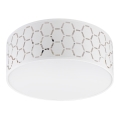 Ceiling light ULLE 1xE27/15W/230V Ø 35 cm white