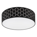 Ceiling light ULLE 2xE27/15W/230V Ø 45 cm black