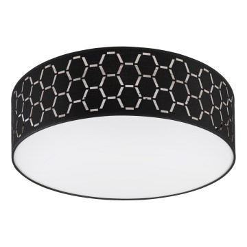 Ceiling light ULLE 2xE27/15W/230V Ø 45 cm black
