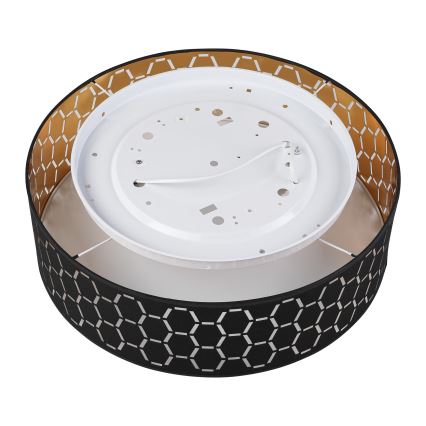 Ceiling light ULLE 2xE27/15W/230V Ø 45 cm black