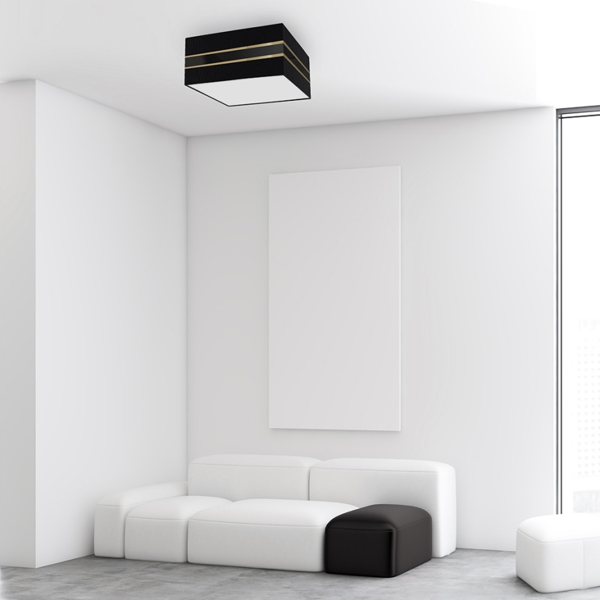 Ceiling light ULTIMO 2xE27/60W/230V black