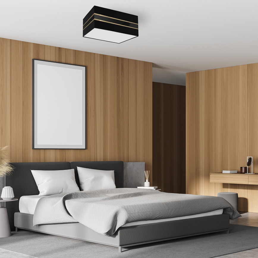 Ceiling light ULTIMO 2xE27/60W/230V black