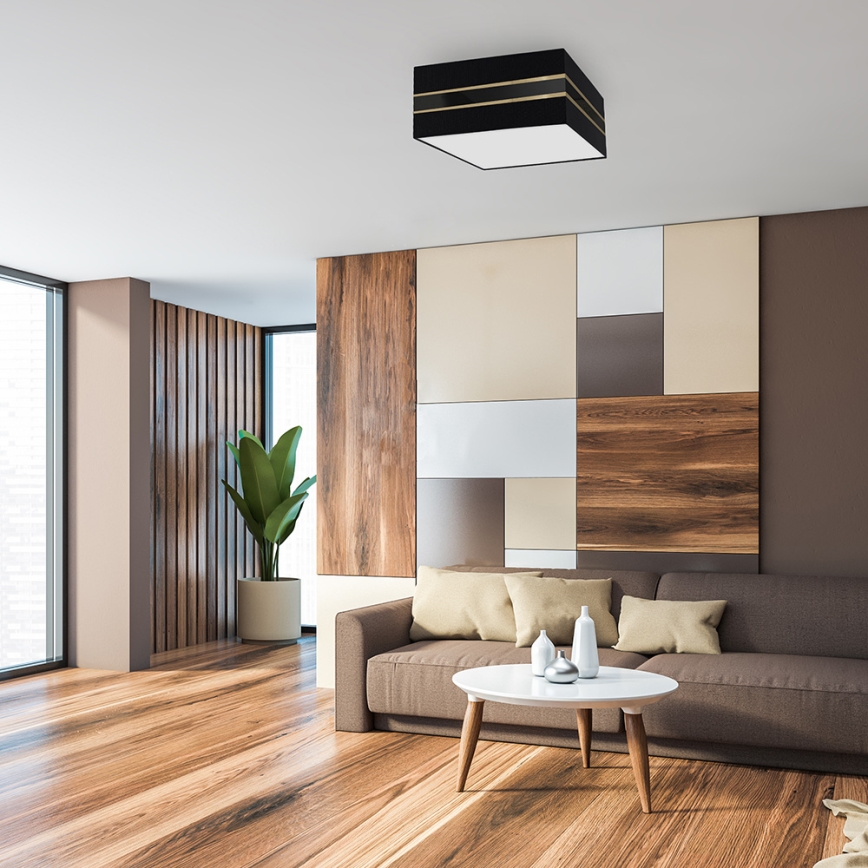 Ceiling light ULTIMO 2xE27/60W/230V black