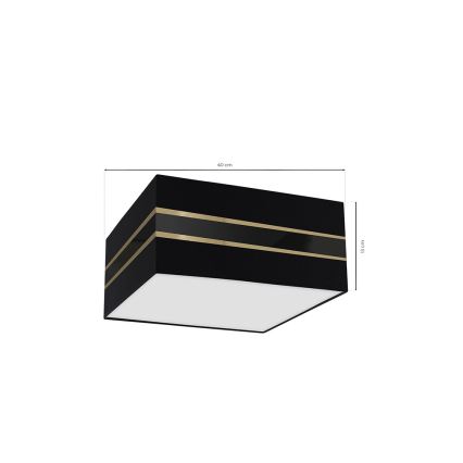 Ceiling light ULTIMO 2xE27/60W/230V black