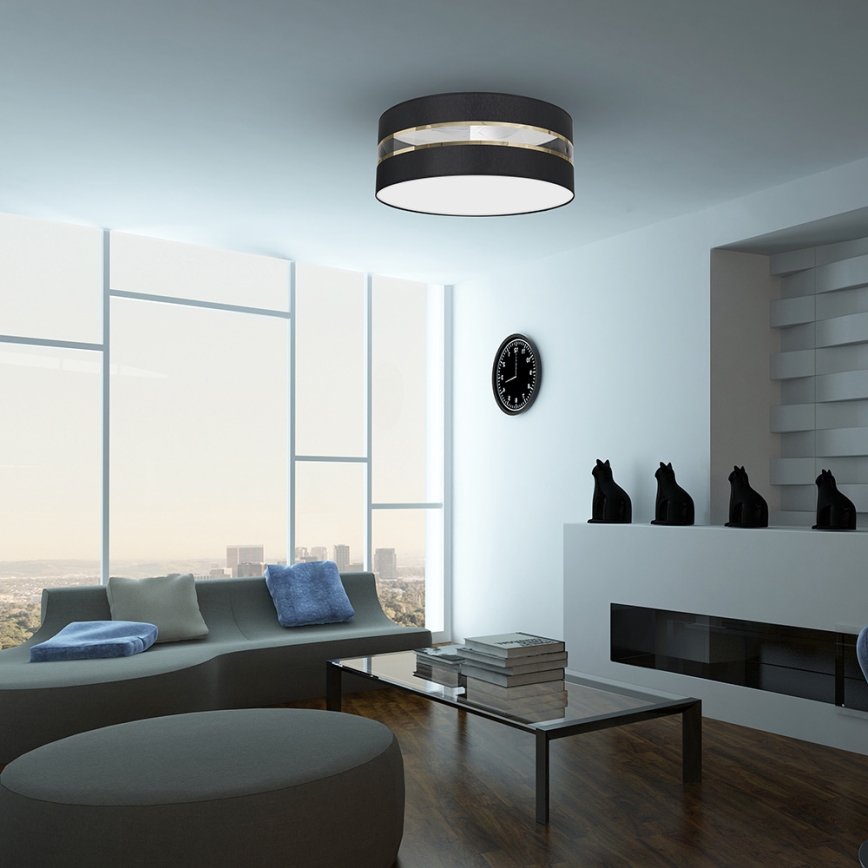 Ceiling light ULTIMO 2xE27/60W/230V black