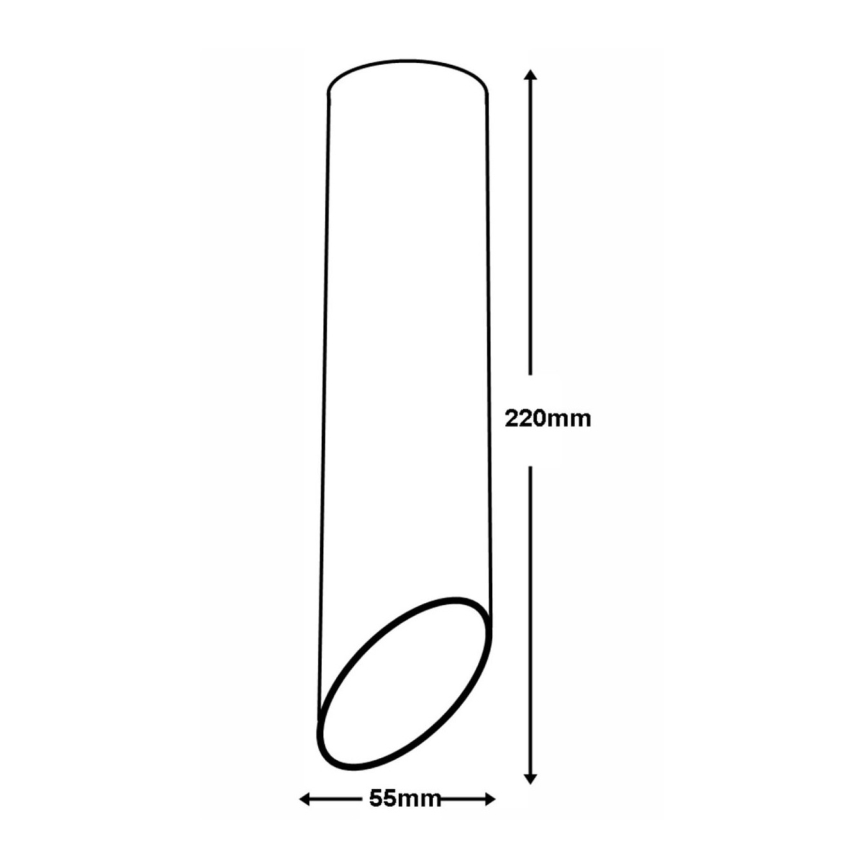 Ceiling light VALDA 1xGU10/60W/230V white