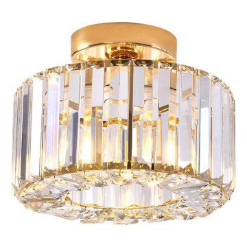 Ceiling light VETRO 1xE27/15W/230V Ø 24.5 cm gold
