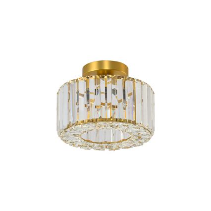 Ceiling light VETRO 1xE27/15W/230V Ø 24.5 cm gold