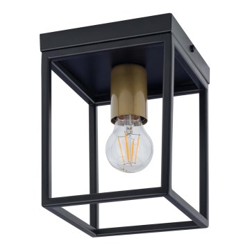 Ceiling light VIGO 1xE27/60W/230V black/gold