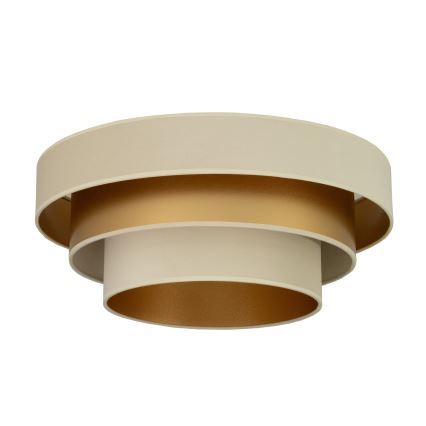 Ceiling light WENTA 1xE27/60W/230V Ø 50 cm beige/gold