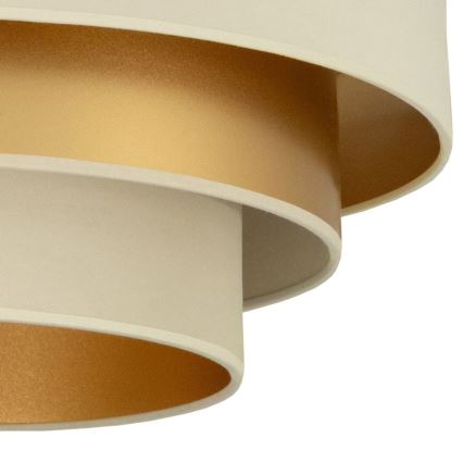 Ceiling light WENTA 1xE27/60W/230V Ø 50 cm beige/gold