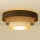 Ceiling light WENTA 1xE27/60W/230V Ø 50 cm brown/jute/beige