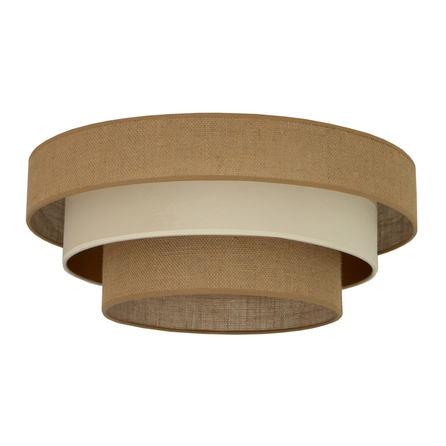 Ceiling light WENTA 1xE27/60W/230V Ø 50 cm jute/beige