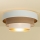 Ceiling light WENTA 1xE27/60W/230V Ø 50 cm white/brown