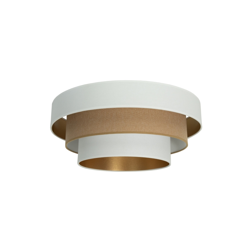 Ceiling light WENTA 1xE27/60W/230V Ø 50 cm white/brown