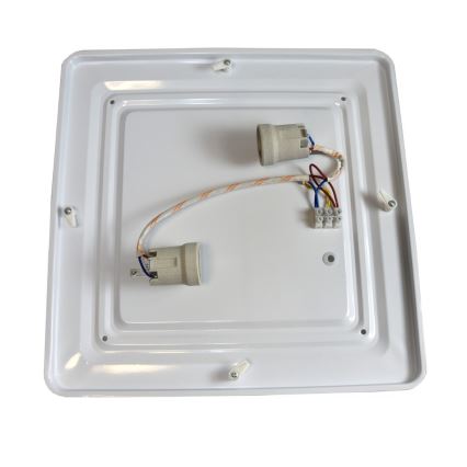 Ceiling light WILTON 2xE27/60W/230V 37,5x37,5 cm black