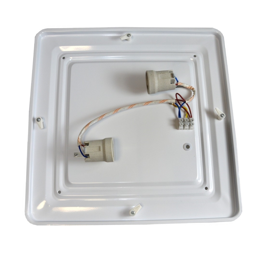 Ceiling light WILTON 2xE27/60W/230V 37,5x37,5 cm black