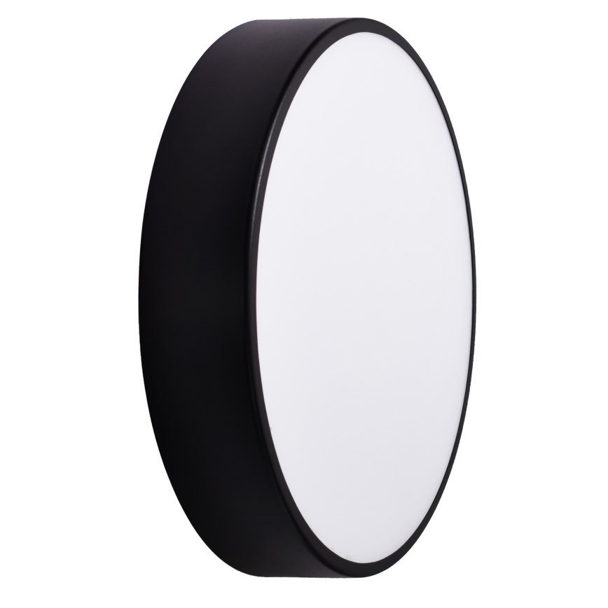 Ceiling light with a sensor CLEO 3xE27/24W/230V d. 40 cm black