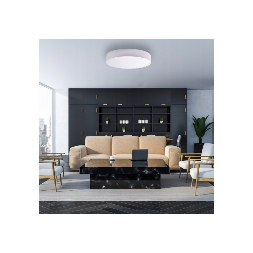 Ceiling light with a sensor CLEO 6xE27/24W/230V d. 80 cm white