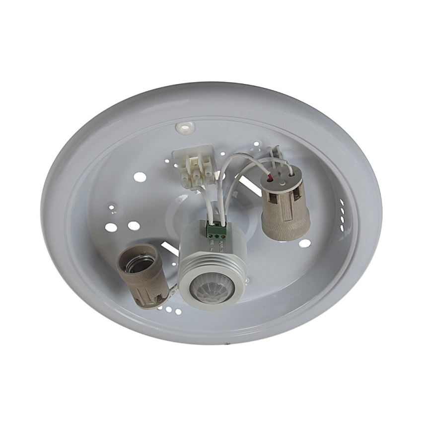 Ceiling light with a sensor PLAFON 2xE27/80W/230V