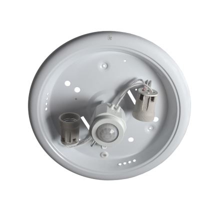 Ceiling light with a sensor PLAFON 2xE27/80W/230V