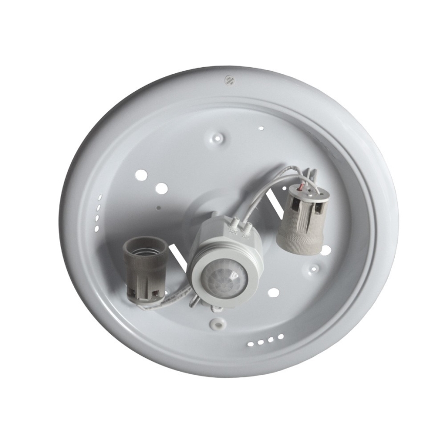 Ceiling light with a sensor PLAFON 2xE27/80W/230V