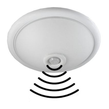 Ceiling light with a sensor PLAFON 2xE27/80W/230V