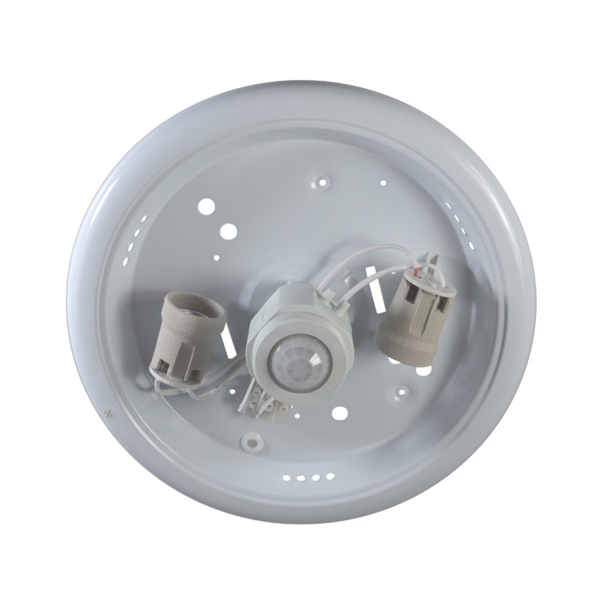Ceiling light with a sensor PLAFON 2xE27/80W/230V