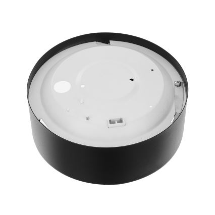 CLEO ceiling light with motion and dusk sensor, 1xE27/40W/230V, Ø 20 cm, black