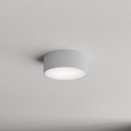 CLEO ceiling light with motion and dusk sensor, 1x E27/40W/230V, Ø 20 cm, grey