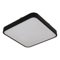 Ceiling light with sensor WILTON 2xE27/60W/230V 33x33 cm black