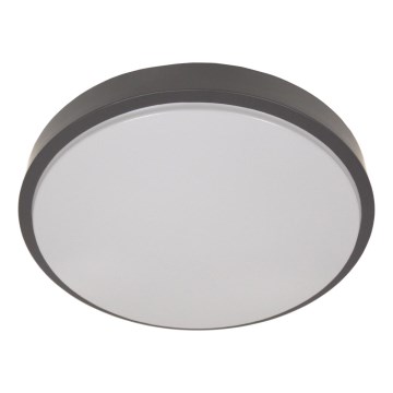 Ceiling light with sensor WILTON 2xE27/60W/230V, Ø 33 cm, anthracite