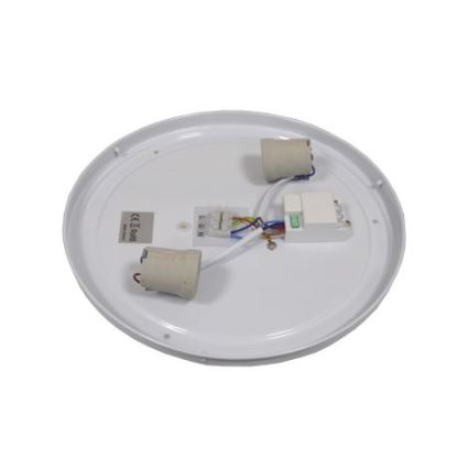 Ceiling light with sensor WILTON 2xE27/60W/230V, Ø 33 cm, anthracite