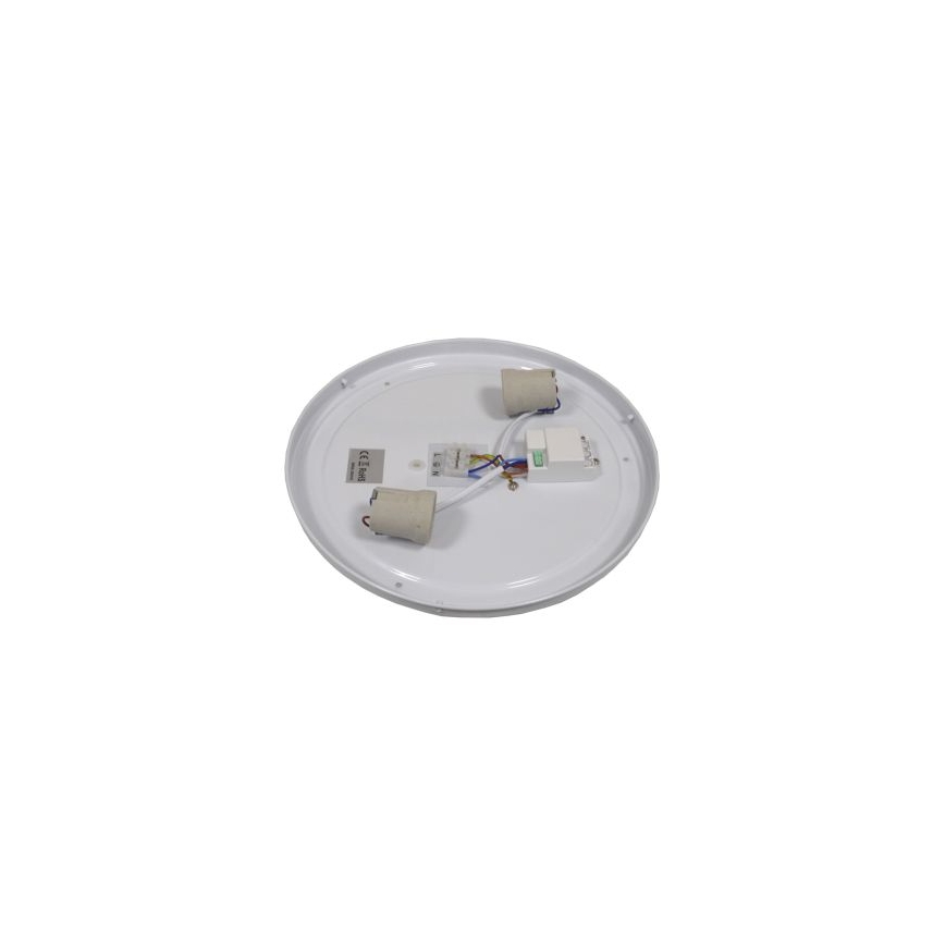 Ceiling light with sensor WILTON 2xE27/60W/230V, Ø 33 cm, anthracite