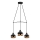 Ceiling light YILDO 3xE27/40W/230V black/copper