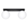Ceiling light YOLI 2xG9/12W/230V black