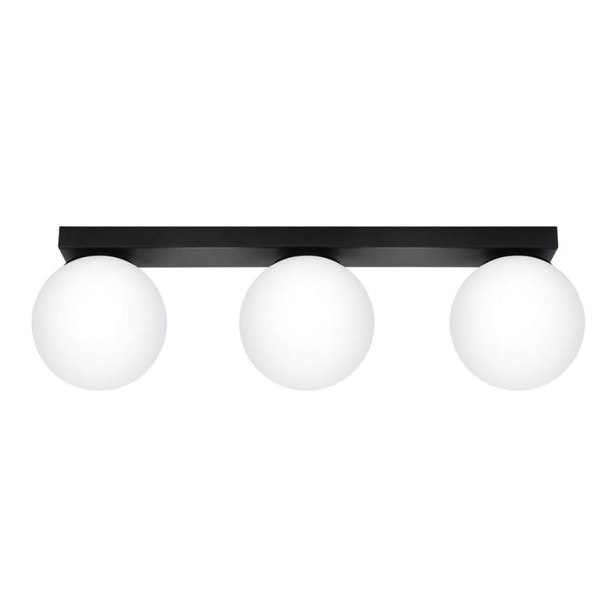Ceiling light YOLI 3xG9/12W/230V black