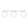 Ceiling light YOLI 3xG9/12W/230V white