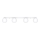 Ceiling light YOLI 4xG9/12W/230V white
