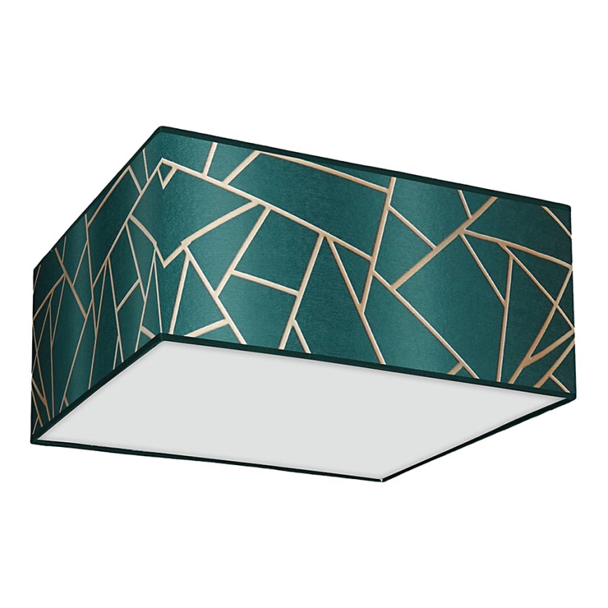 Ceiling light ZIGGY 2xE27/60W/230V green/gold