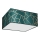 Ceiling light ZIGGY 2xE27/60W/230V green/gold