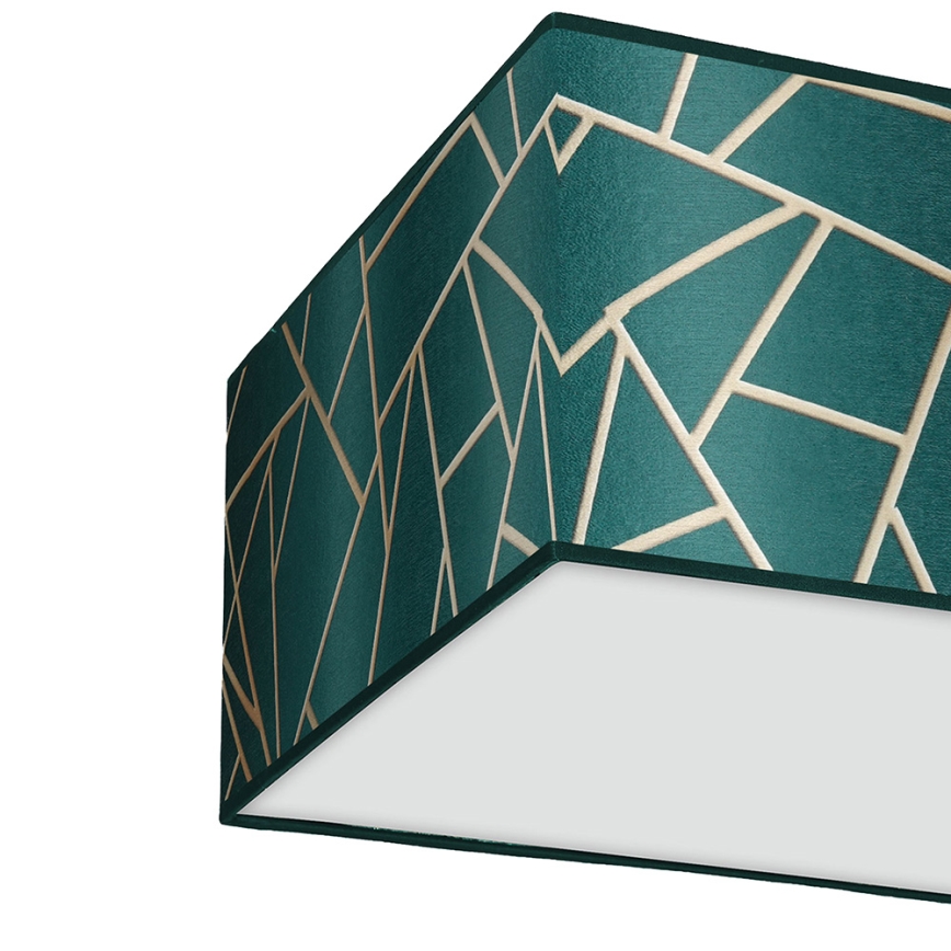 Ceiling light ZIGGY 2xE27/60W/230V green/gold